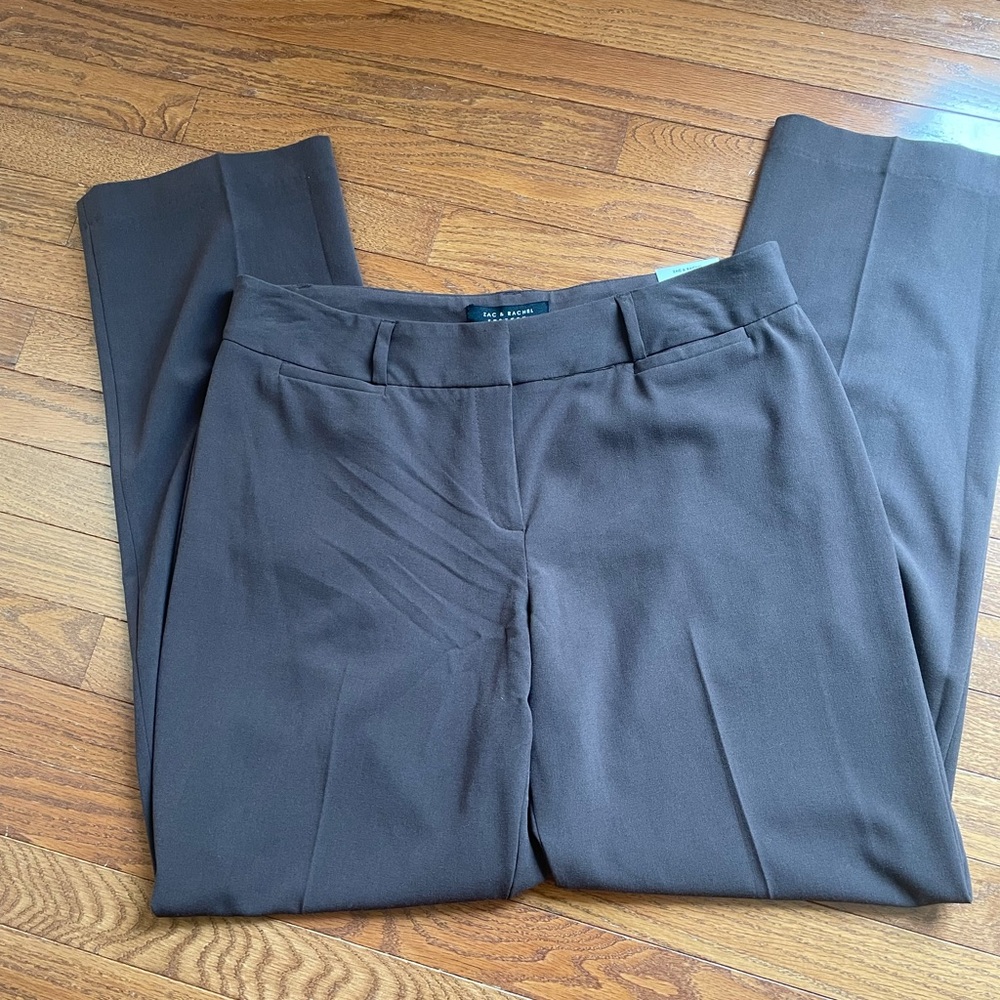 Zac and Rachel Chocolate stretch Dress Pants NWT